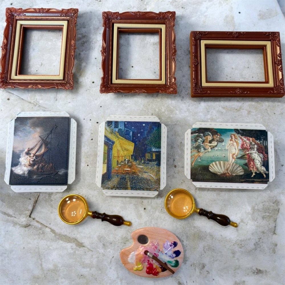 Zuru Mini Brands Masterpieces Famous Painting Canvas Art/Frames